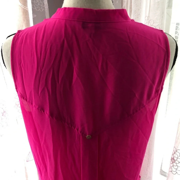 Naked zebra hot  pink camisole Large. - Picture 5 of 8